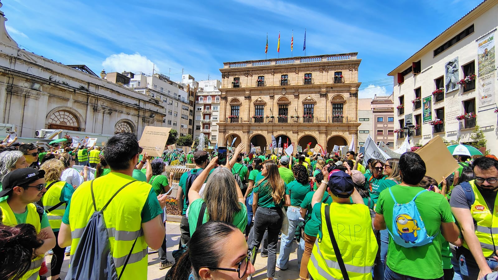 Protestas en la calle hoy en Castellón para dar soporte al séptimo día de huelga en Educación Protestas en la calle hoy en Castellón para dar soporte al séptimo día de huelga en Educación