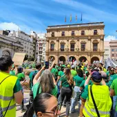 Protestas en la calle hoy en Castellón para dar soporte al séptimo día de huelga en Educación Protestas en la calle hoy en Castellón para dar soporte al séptimo día de huelga en Educación