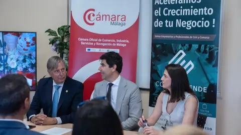 Reunión del Comité Ejecutivo de la Cámara de Comercio de Málaga con el alcalde de Coín y empresarios de la comarca Valle del Guadalhorce Reunión del Comité Ejecutivo de la Cámara de Comercio de Málaga con el alcalde de Coín y empresarios de la comarca Valle del Guadalhorce