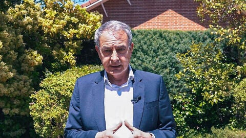 Captura del video enviado por el expresidente del Gobierno Jos&eacute; Luis Rodr&iacute;guez Zapatero tras su imputaci&oacute;n en la causa de Plus Ultra