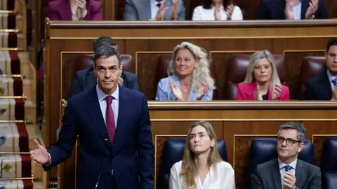 El presidente del Gobierno, Pedro Sánchez, durante la sesión de control El presidente del Gobierno, Pedro Sánchez, durante la sesión de control/ EFE/Chema Moya
