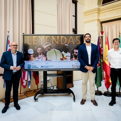 Llega a Málaga la exposición ‘Leyendas del deporte’