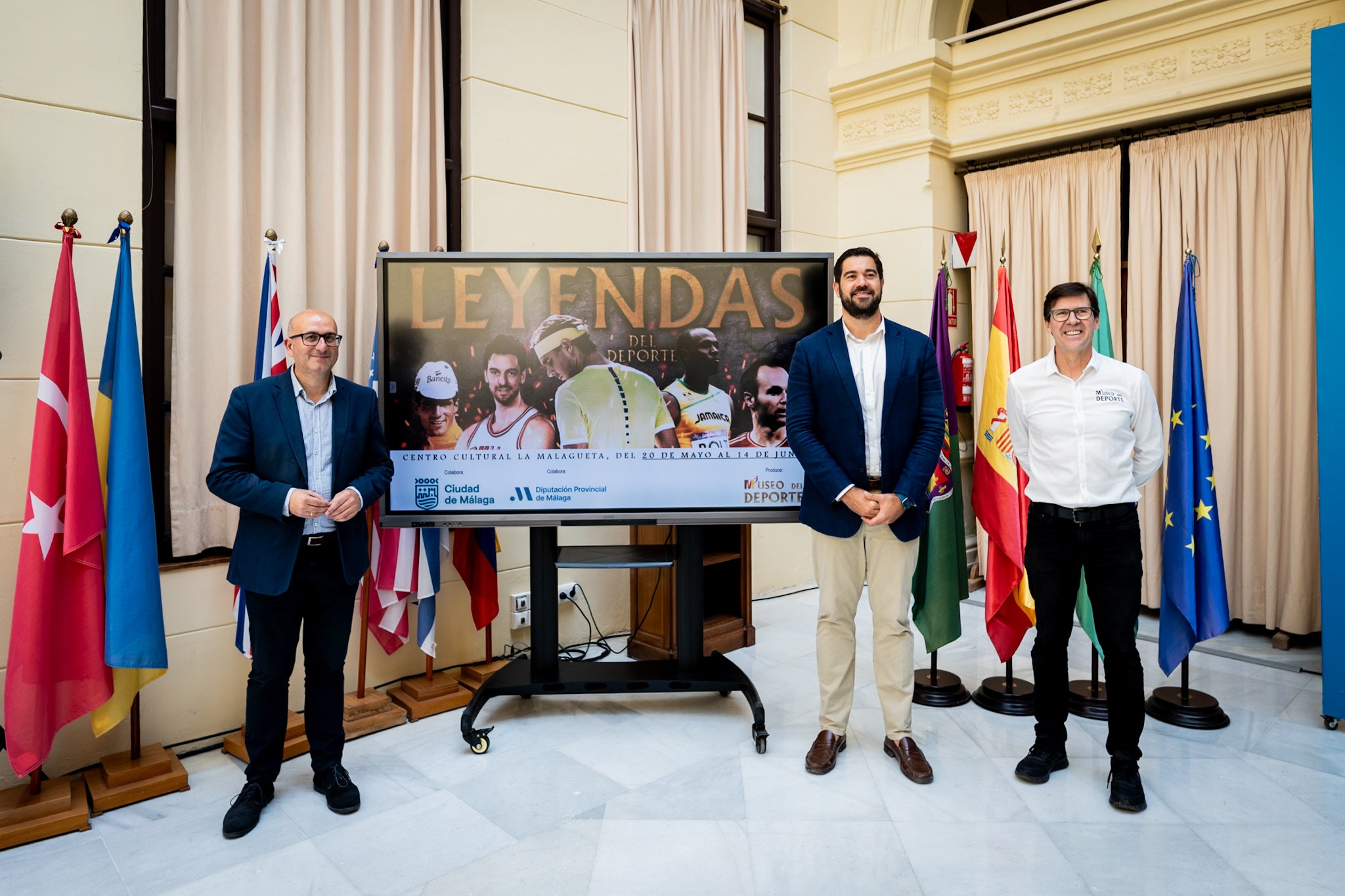 Llega a Málaga la exposición ‘Leyendas del deporte’ Llega a Málaga la exposición ‘Leyendas del deporte’