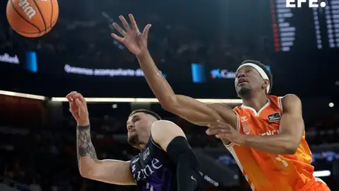 Valencia Basket examina el dominio del Real Madrid en las semifinales ACB en la Final a Cuatro Valencia Basket examina el dominio del Real Madrid en las semifinales ACB en la Final a Cuatro