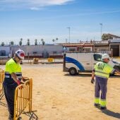 Obras en María Zambrano, en San Fernando