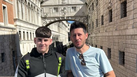 Ian Asensio y Manuel Barranco en Venecia Ian Asensio y Manuel Barranco en Venecia
