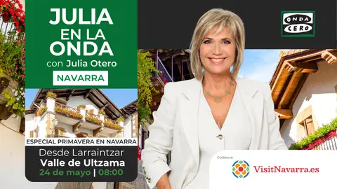 Julia en la onda viaja hasta el Valle de Ultzama para descubrir la primavera más natural de Navarra Julia en la onda viaja hasta el Valle de Ultzama para descubrir la primavera más natural de Navarra