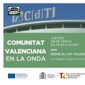 Comunitat Valenciana en la onda en directo desde la CdT Valencia