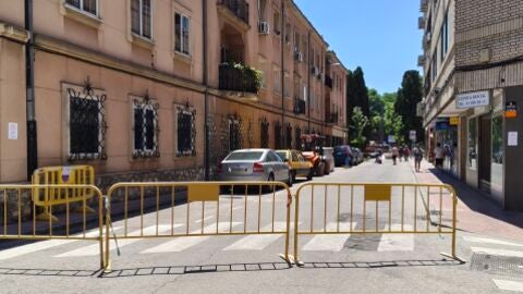 Inicio de la calle Eras de San Isidro de Alcal&aacute; de Henares