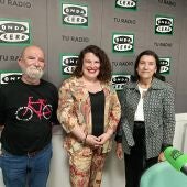 Pepe Polo, Lucía Caballero y Olga Sánchez