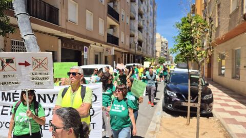 Manifestaci&oacute;n en Algemes&iacute;