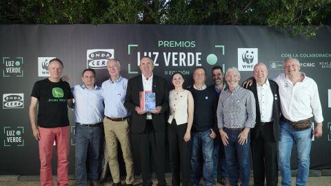 La asociaci&oacute;n AEMS R&iacute;os con Vida en los premios Luz Verde de Onda Cero. 