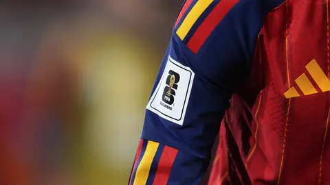 Camiseta de la selección española durante un partido de clasificación para la Copa Mundial de la FIFA 2026 Camiseta de la selección española durante un partido de clasificación para la Copa Mundial de la FIFA 2026