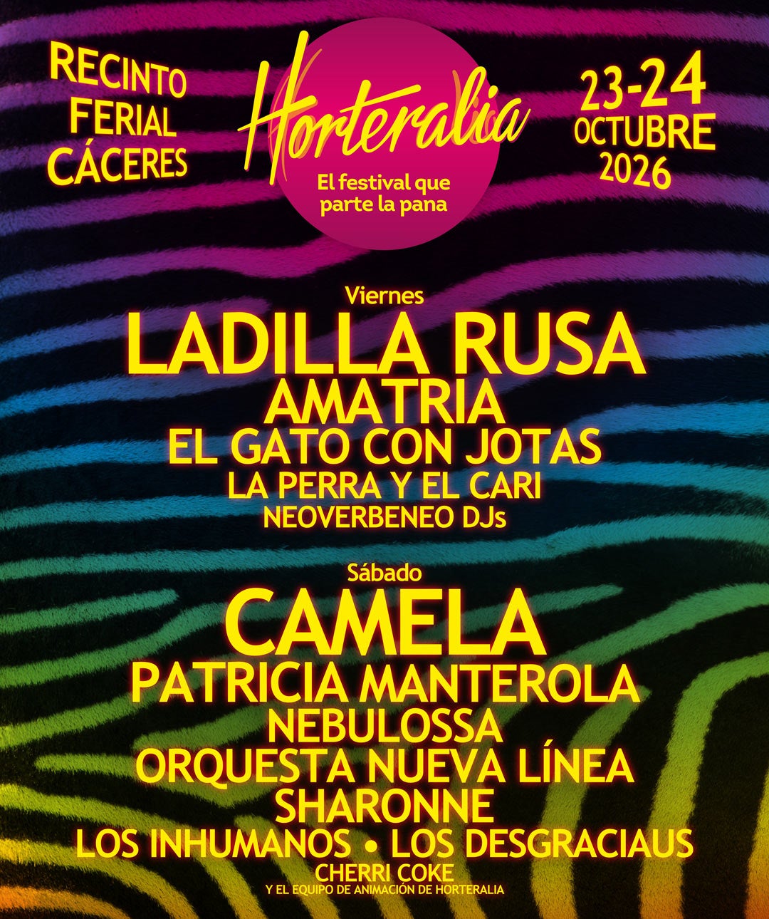 El festival Horteralia de Cáceres anuncia su cartel por días y supera ya los 3.500 abonos vendidos El festival Horteralia de Cáceres anuncia su cartel por días y supera ya los 3.500 abonos vendidos