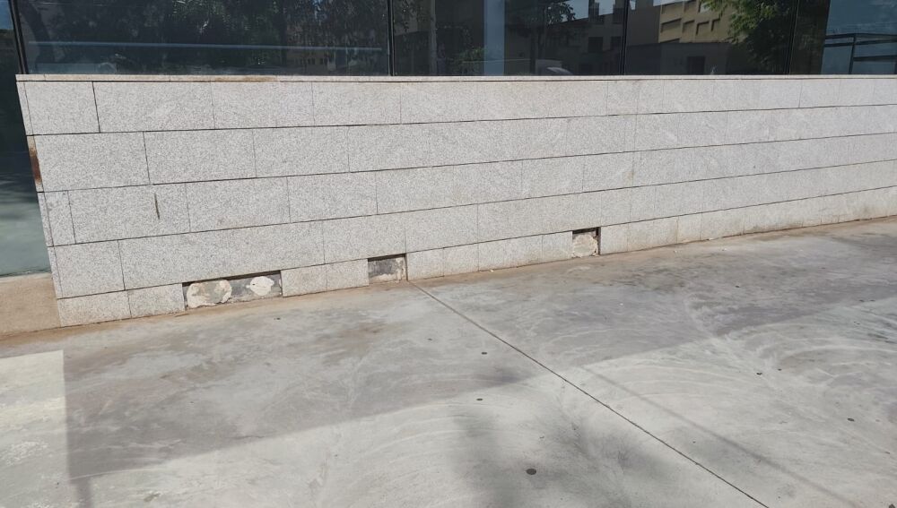 Imagen de los años en la fachada del edificio