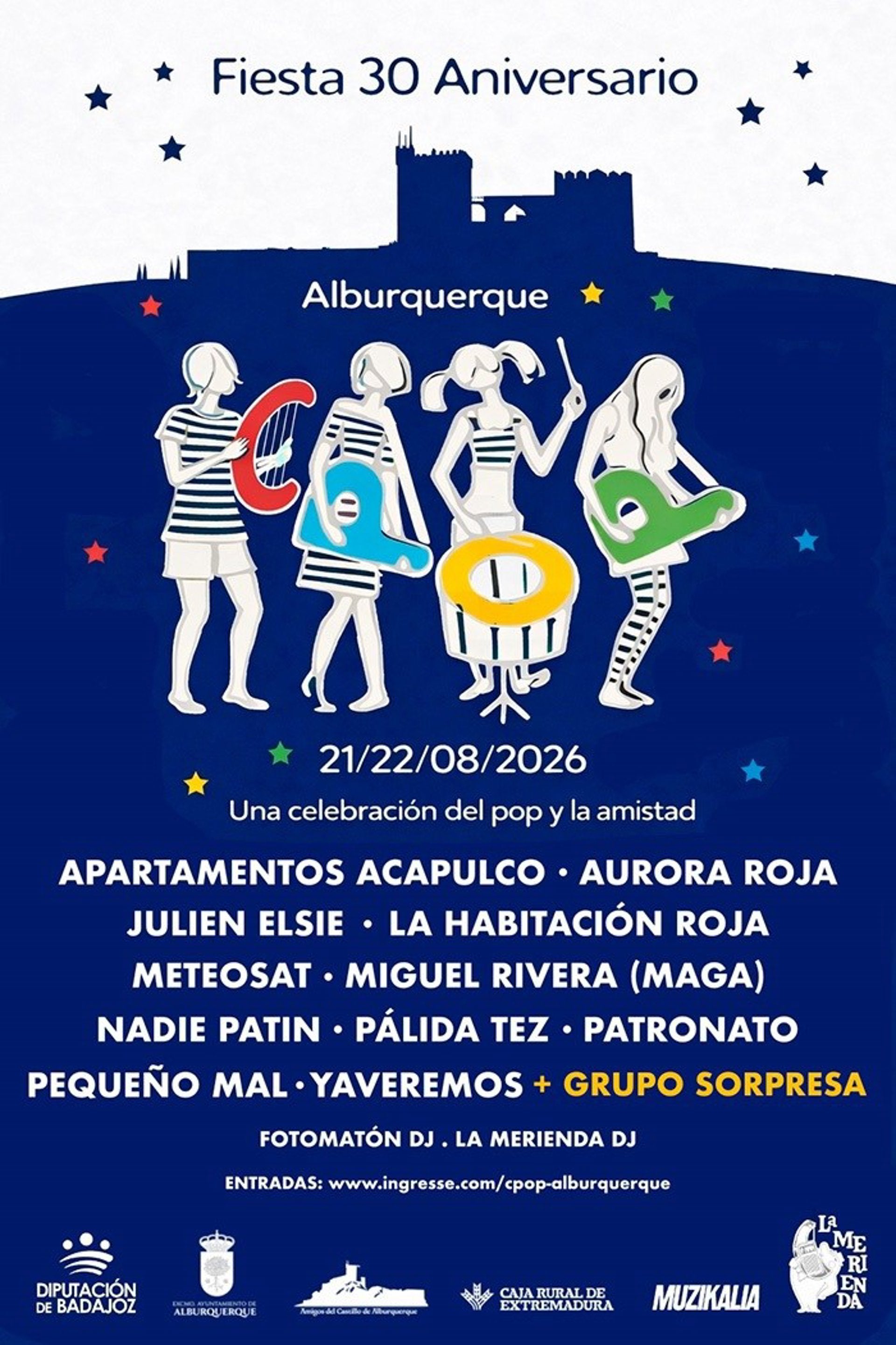 El Contempopránea celebra sus 30 años con una fiesta de cumpleaños "íntima" en Alburquerque los días 21 y 22 de agosto El Contempopránea celebra sus 30 años con una fiesta de cumpleaños "íntima" en Alburquerque los días 21 y 22 de agosto