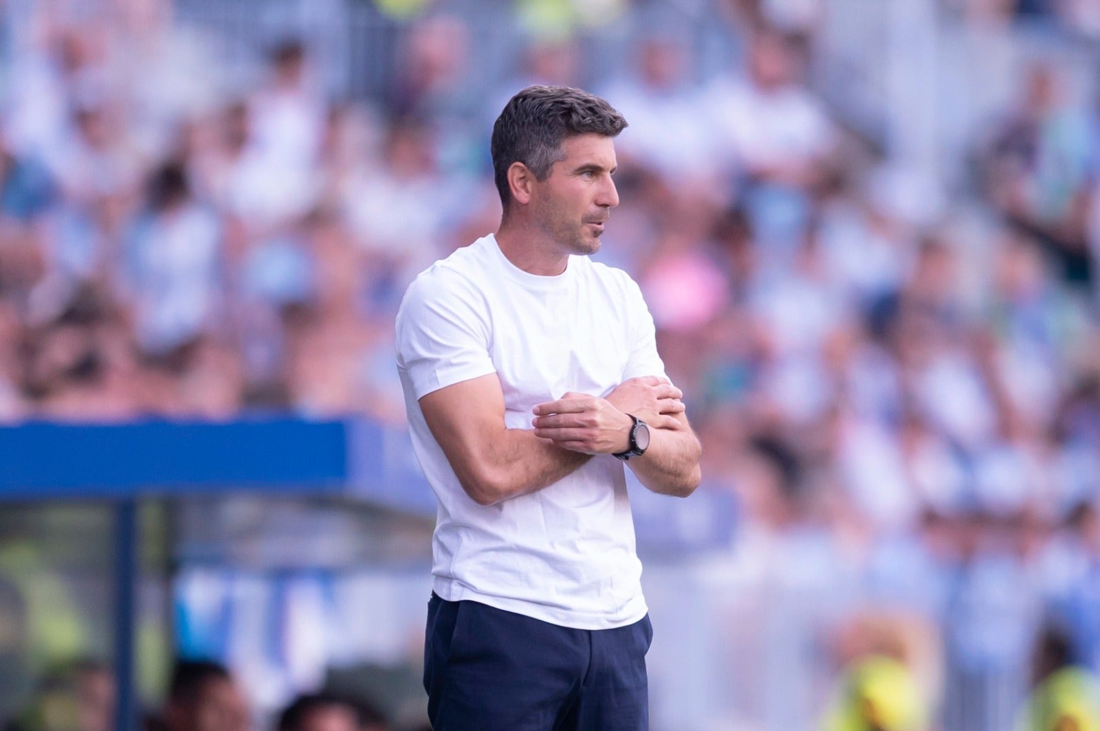Funes, entrenador del Málaga CF Funes, entrenador del Málaga CF