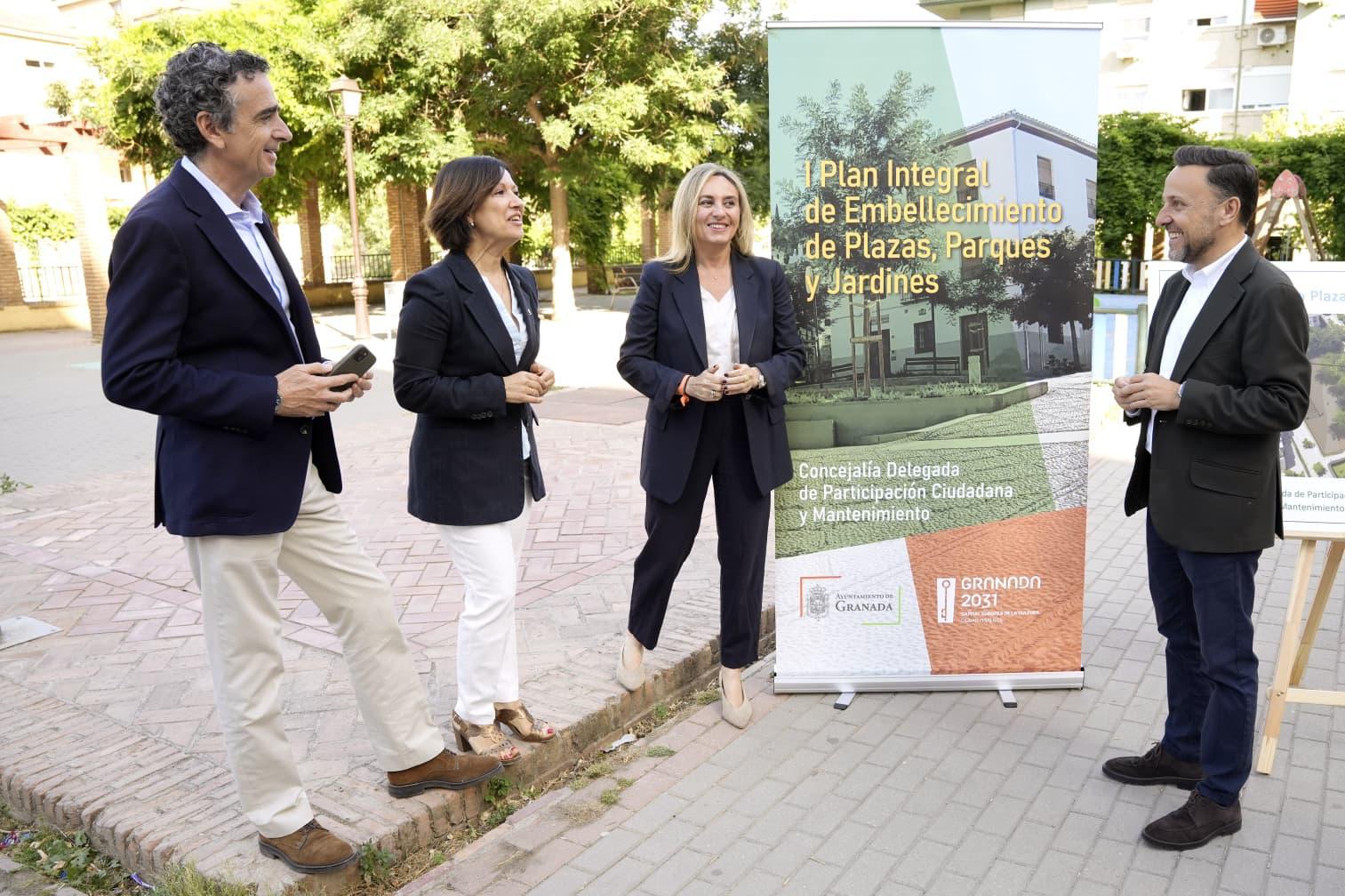 La plaza Virgen del Rocío de Granada tendrá una fuente con juegos de agua, zona infantil adaptada y un nuevo espacio cultural al aire libre La plaza Virgen del Rocío de Granada tendrá una fuente con juegos de agua, zona infantil adaptada y un nuevo espacio cultural al aire libre