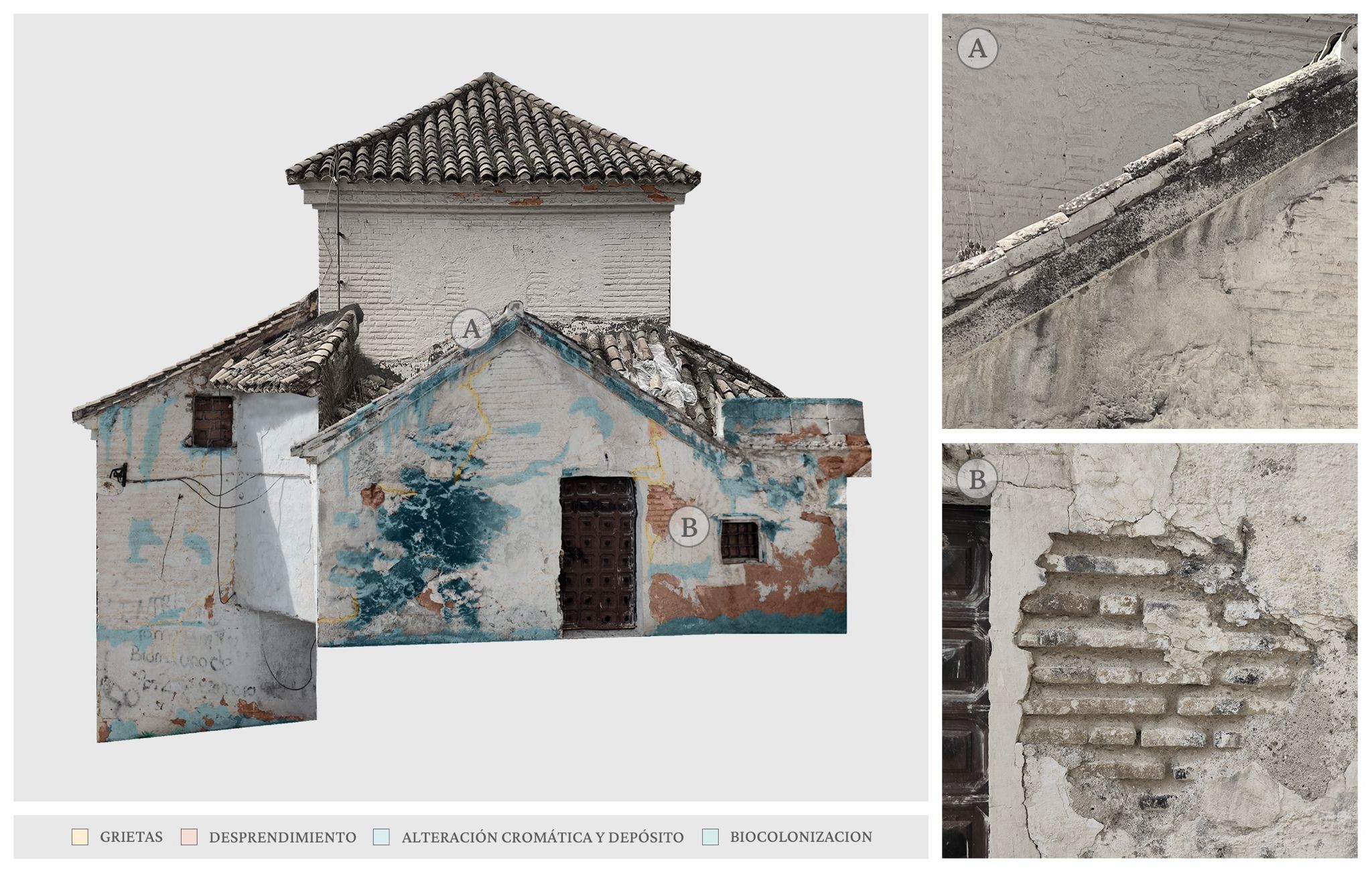 La UGR revela cómo la orientación de las fachadas determina el deterioro del patrimonio construido La UGR revela cómo la orientación de las fachadas determina el deterioro del patrimonio construido