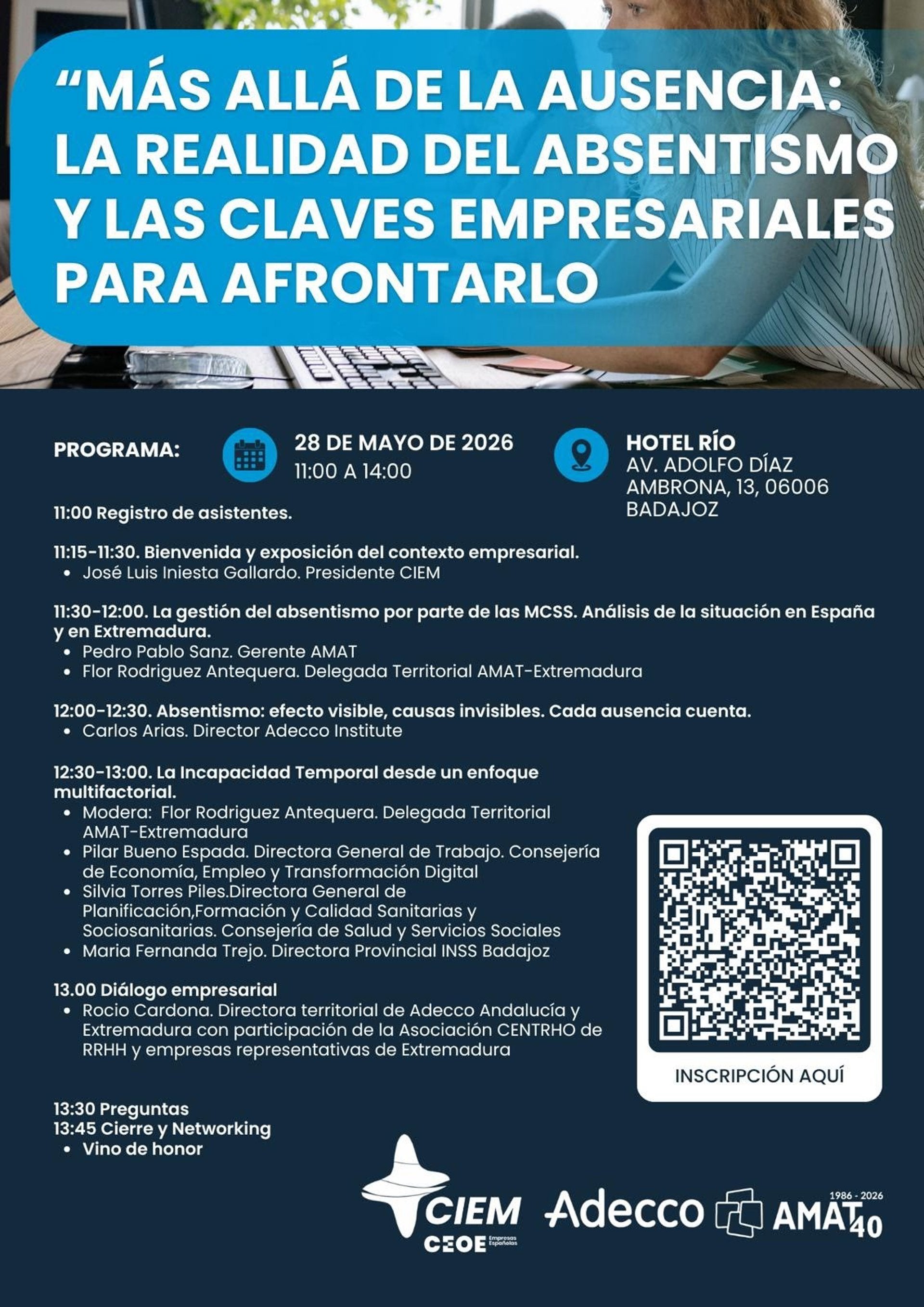 CIEM muestra su preocupación por la duración de las bajas en Extremadura, que duplica a la media nacional CIEM muestra su preocupación por la duración de las bajas en Extremadura, que duplica a la media nacional