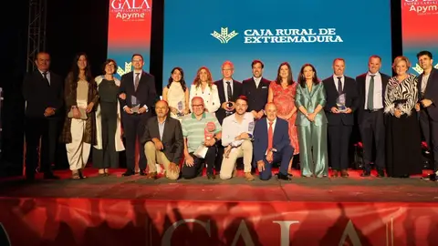 Apyme Vegas Altas-La Serena celebra su 'Gala Empresa del Año 2026' con el reconocimiento a cinco compañías Apyme Vegas Altas-La Serena celebra su 'Gala Empresa del Año 2026' con el reconocimiento a cinco compañías