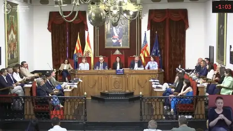 Pleno municipal del Ayuntamiento de Elche. Pleno municipal del Ayuntamiento de Elche.