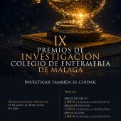 La enfermería andaluza vuelve a tener una cita con la investigación: el Colegio de Enfermería de Málaga convoca la IX edición de sus premios científicos