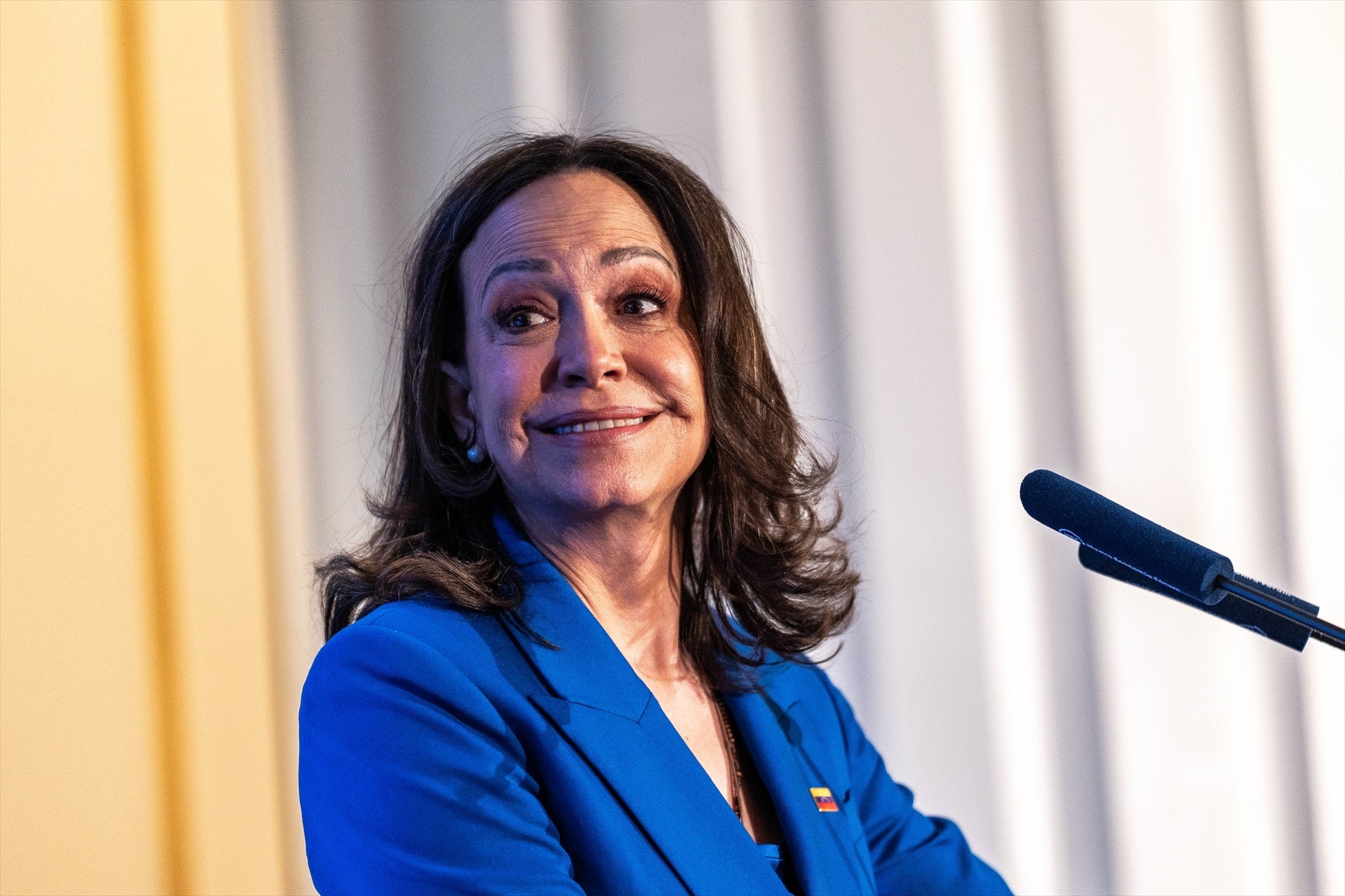 Las palabras de María Corina Machado sobre Zapatero en 2018: "Viene a hacer trámites y acuerdos no sé con quién..." Las palabras de María Corina Machado sobre Zapatero en 2018: "Viene a hacer trámites y acuerdos no sé con quién..."