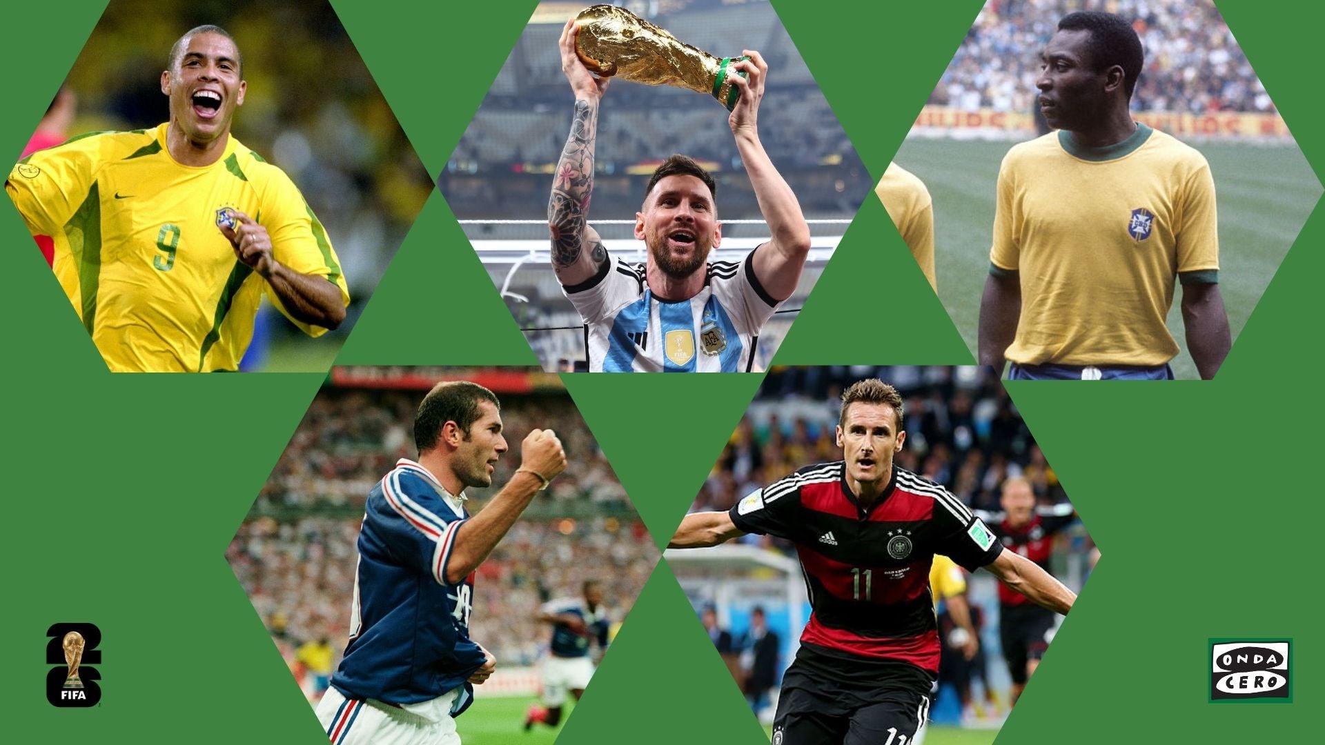 Ranking de los mejores jugadores de la historia de los Mundiales: De Pelé a Messi Ranking de los mejores jugadores de la historia de los Mundiales: De Pelé a Messi