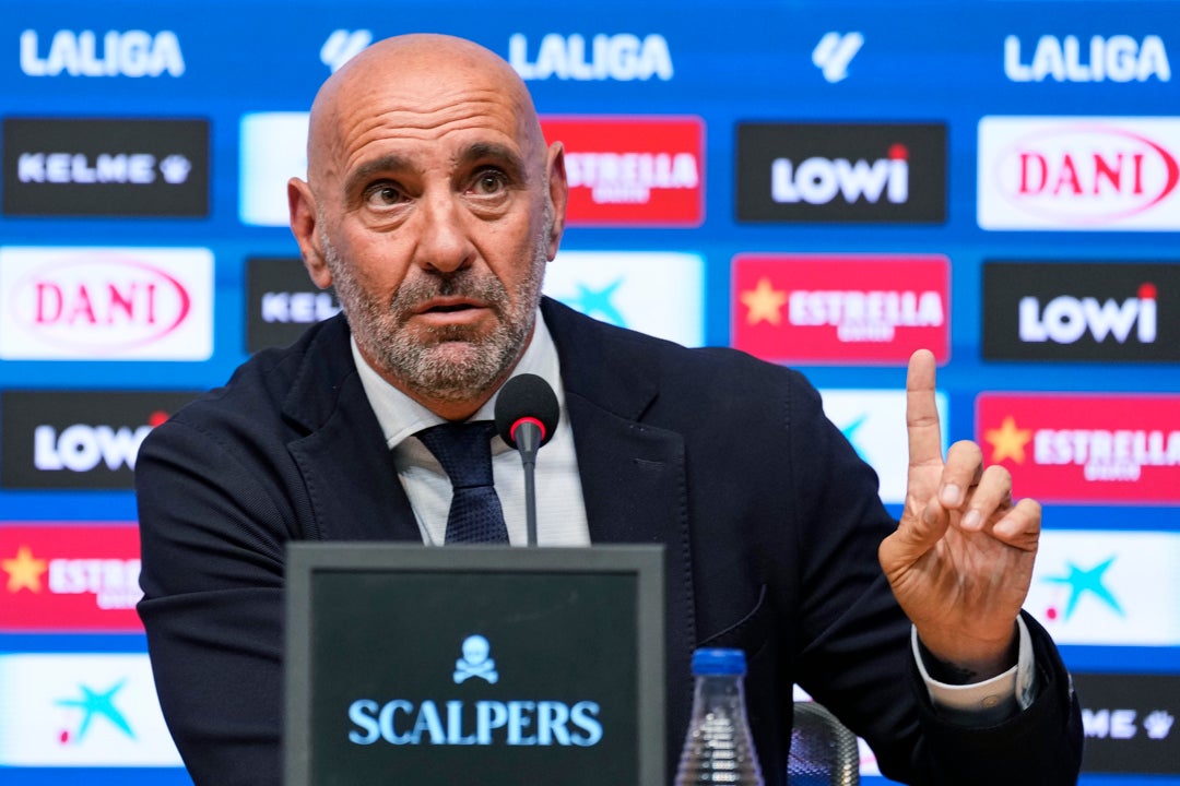 Monchi confirma la continuidad de Manolo González Monchi confirma la continuidad de Manolo González