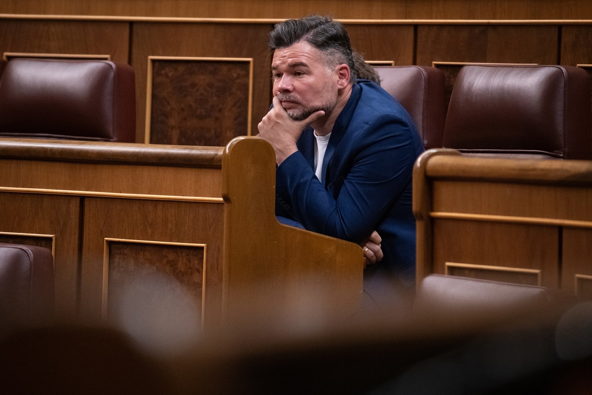Rufián ironiza sobre un posible adelanto electoral: "Siempre se ha dicho que las legislaturas duran lo que diga el PNV" Rufián ironiza sobre un posible adelanto electoral: "Siempre se ha dicho que las legislaturas duran lo que diga el PNV"