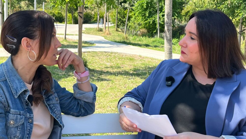 Conversa amb l'alcaldessa de Sabadell, Marta Farrés al Parc del Nord