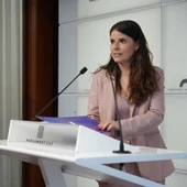 Mònica Sales, presidenta del grup parlamentari de Junts Mònica Sales, presidenta del grup parlamentari de Junts