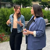 Passejada amb l'alcaldessa de Sabadell, Marta Farrés Passejada amb l'alcaldessa de Sabadell, Marta Farrés