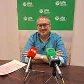 Alejandro García-Gasco durante la rueda de prensa en Ciudad Real Alejandro García-Gasco durante la rueda de prensa en Ciudad Real