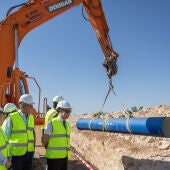 Visita a las obras de la Tubería Manchega