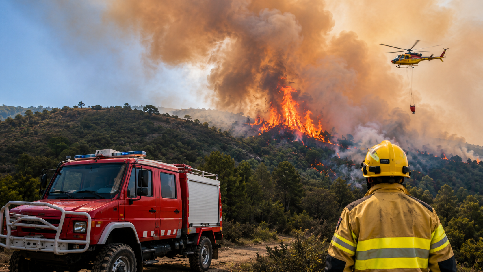 La campanya d'incendis s'avança per culpa d'unes temperatures inusuals La campanya d'incendis s'avança per culpa d'unes temperatures inusuals