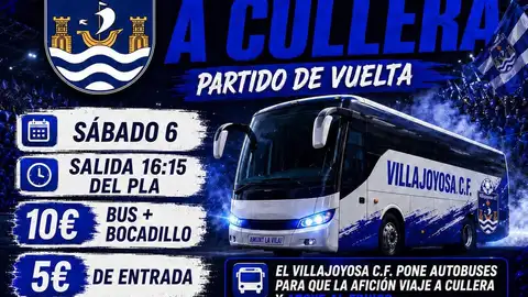 Cartel Villajoyosa Bus Cullera play off ascenso Cartel Villajoyosa Bus Cullera play off ascenso
