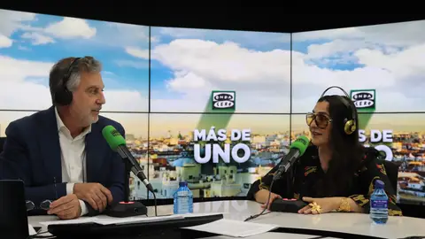 Candela Peña con Carlos Alsina Candela Peña con Carlos Alsina