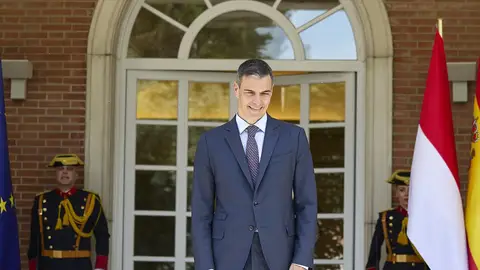 El presidente del Gobierno, Pedro Sánchez, en el Complejo de La Moncloa El presidente del Gobierno, Pedro Sánchez, en el Complejo de La Moncloa