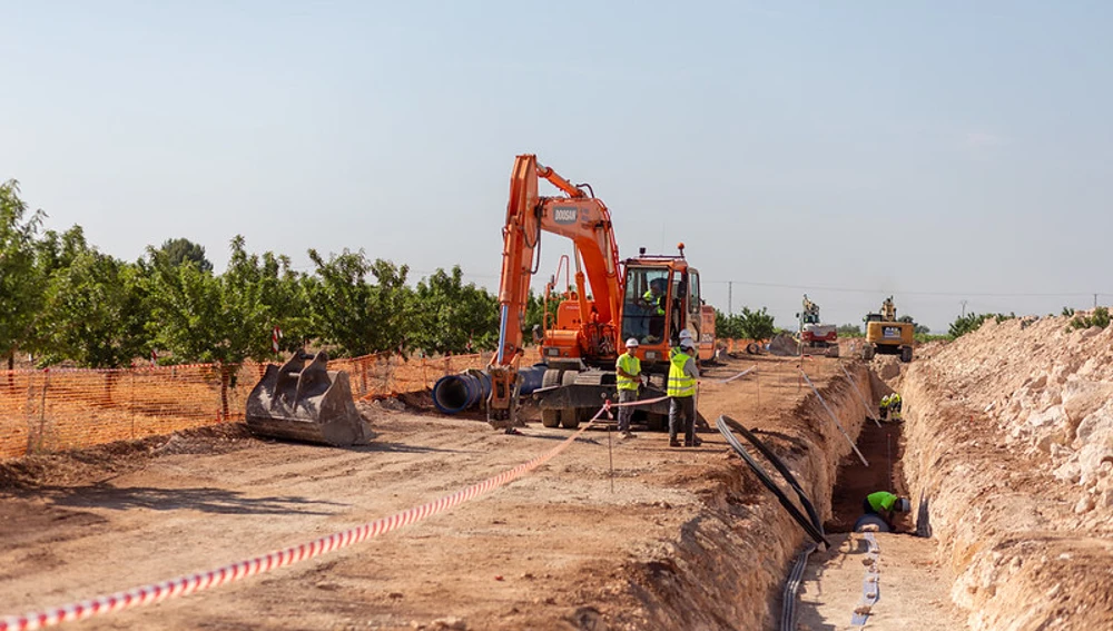 Obras de la Tubería Manchega Obras de la Tubería Manchega