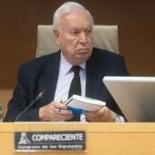 El exministro de Asuntos Exteriores, José Manuel García-Margallo en el Senado. Foto de archivo
