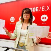 Patricia Maciá, concejal del PSOE en el Ayuntamiento de Elche.