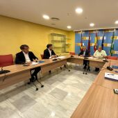 Reunión del alcalde de Elche en la Confederación Hidrográfica del Segura.