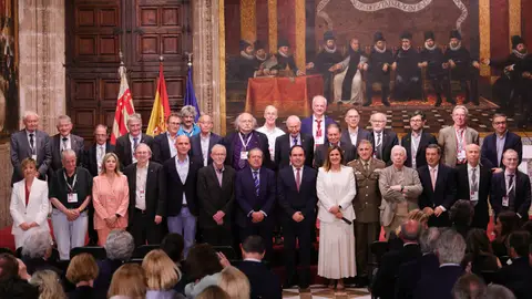 Acto de proclamación de los galardonados Premios Jaume I en el Palau de la Generalitat. Acto de proclamación de los galardonados Premios Jaume I en el Palau de la Generalitat.