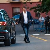El hermano de Pedro Sánchez, David Sánchez, a su salida de la segunda jornada de un juicio en la Audiencia Provincial de Badajoz