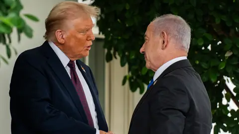 Donald Trump y Benjamin Netanyahu en su último encuentro en la Casa Blanca Donald Trump y Benjamin Netanyahu en su último encuentro en la Casa Blanca