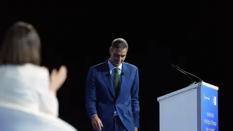 El presidente del Gobierno Pedro Sánchez, durante la celebración de la sesión de clausura de la 41ª Reunión del Cercle d'Economia El presidente del Gobierno Pedro Sánchez, durante la celebración de la sesión de clausura de la 41ª Reunión del Cercle d'Economia