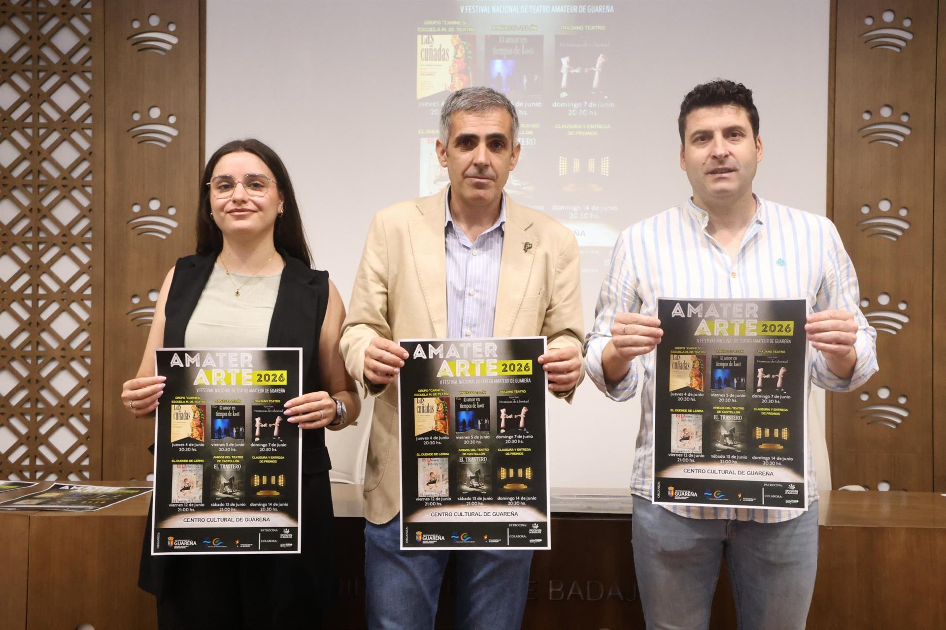 El V Festival Nacional de Teatro Amateur 'Amaterarte' convertirá a Guareña en referente escénico durante este mes El V Festival Nacional de Teatro Amateur 'Amaterarte' convertirá a Guareña en referente escénico durante este mes