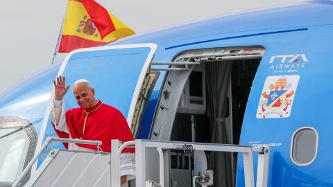 El Papa Le&oacute;n XIV llega a Espa&ntilde;a
